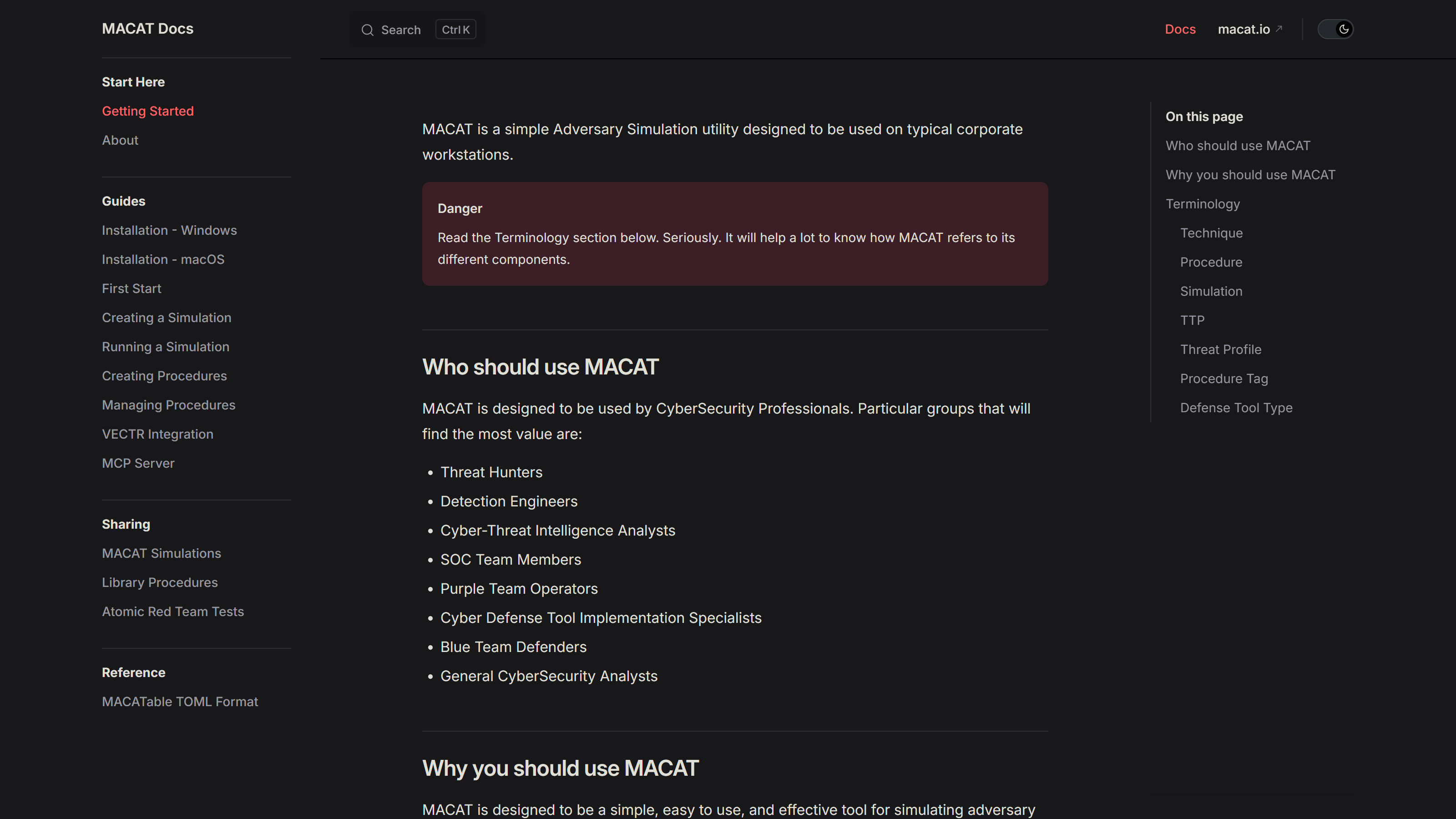 docs.macat.io Documentation